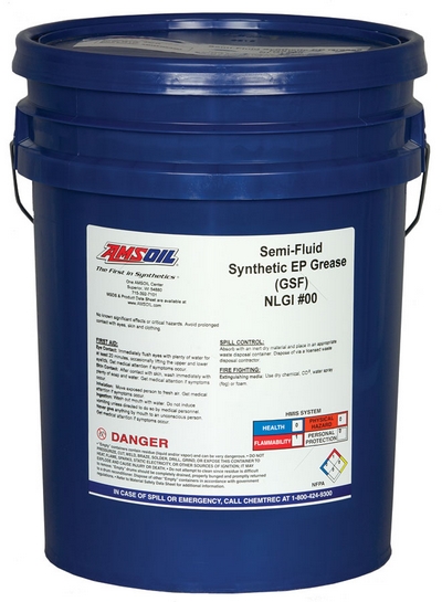 Semi-Fluid 00 Synthetic EP Grease - 35-lb pail